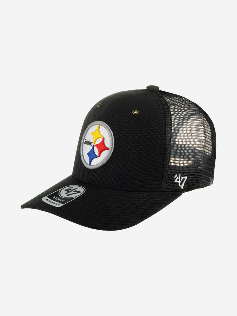 Бейсболка с сеточкой 47 BRAND Carhartt collab Pittsburgh Steelers NFL (черный)