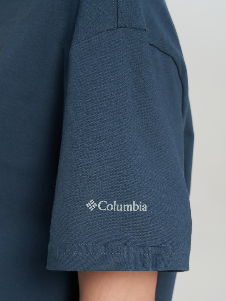 Футболка женская Columbia Rolling Bend Graphic Relaxed Crop SS