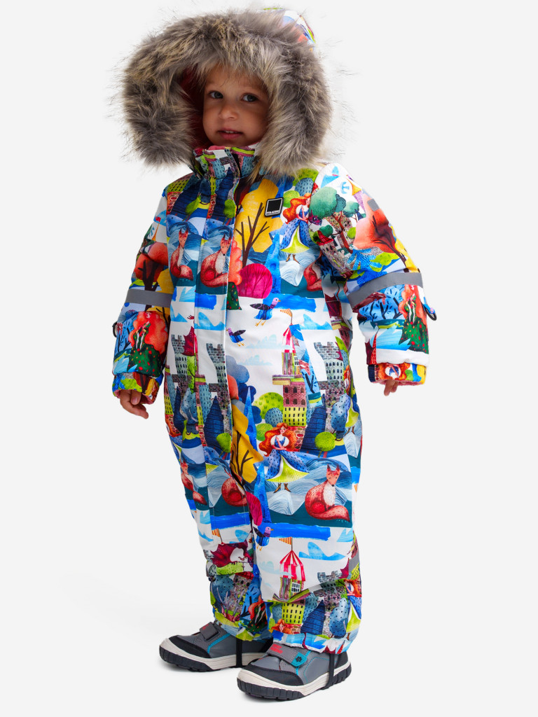 Комбинезон зимний для девочек PlayToday