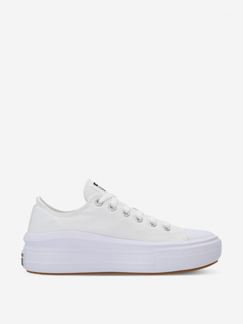 фото Кеды женские converse chuck taylor all star move, белый