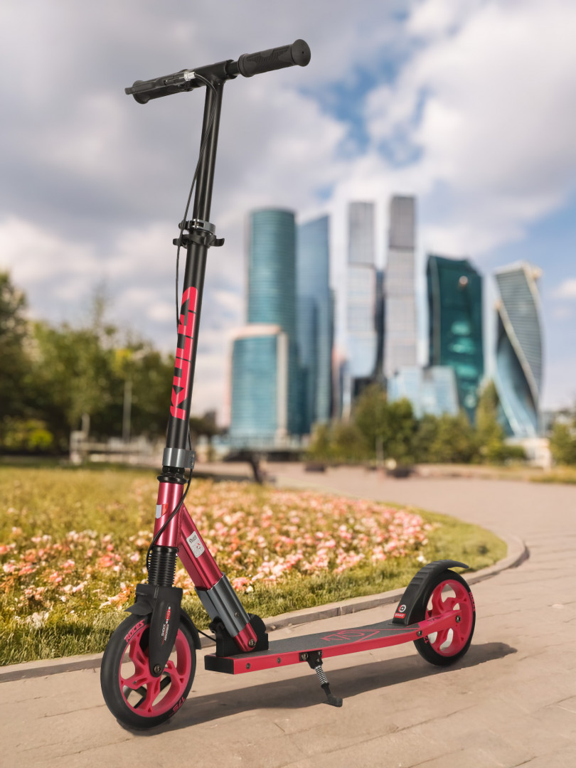 фото Самокат roces, 175 мм, красный