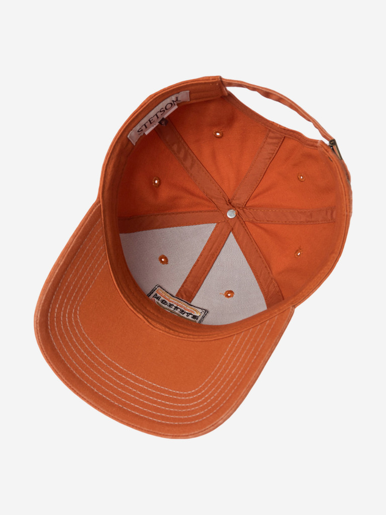 Бейсболка STETSON 7721110 BASEBALL CAP COTTON (оранжевый)