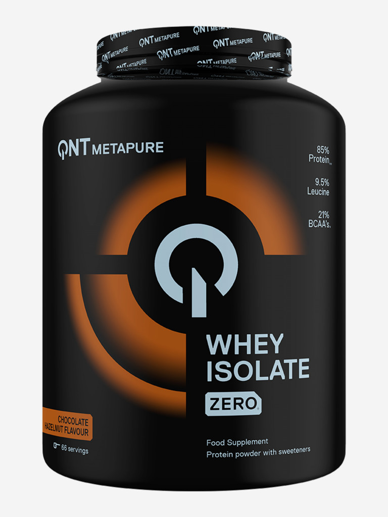 Изолят сывороточного протеина без лактозы QNT Metapure Whey Isolate Zero 2kg Choco Hazelnut