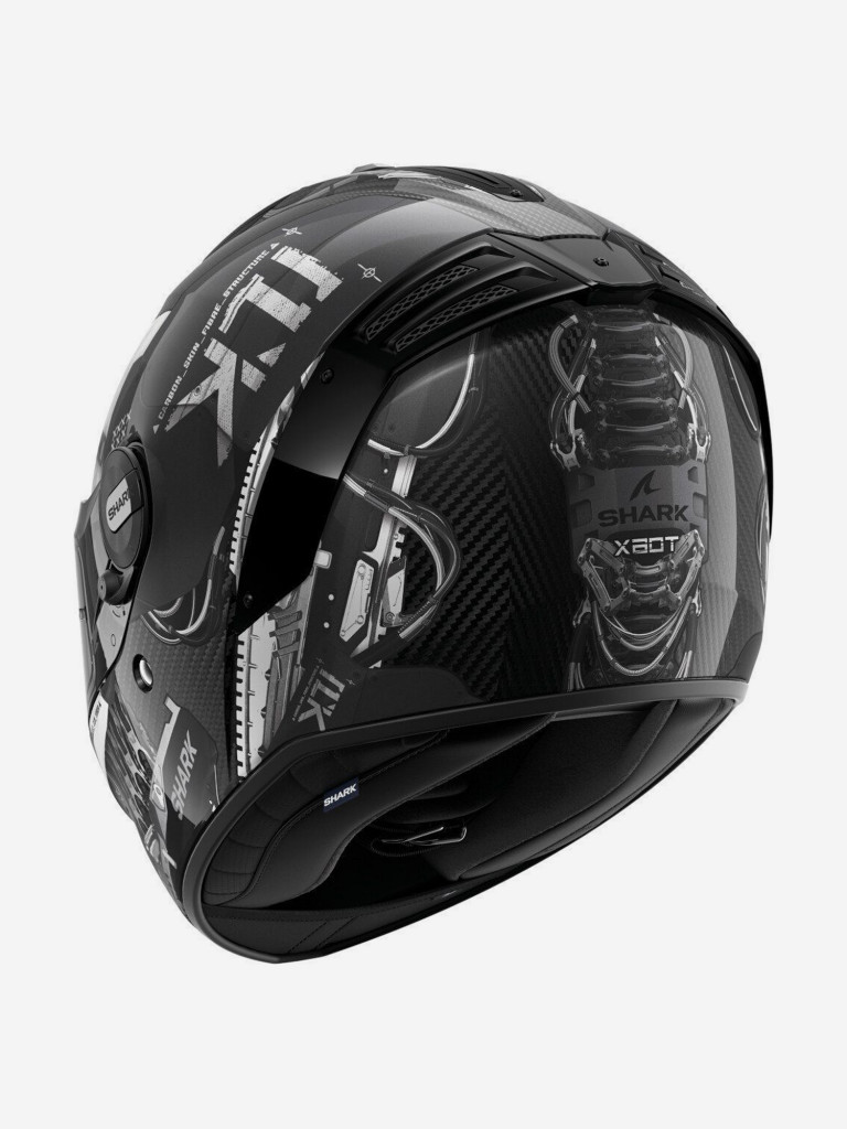 Мотошлем интеграл Shark SPARTAN RS CARBON XBOT Black/Anthracite/Silver