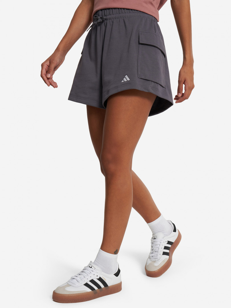 Шорты женские adidas Серый 1749₽