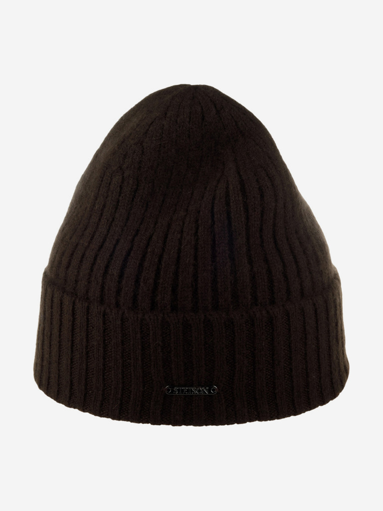 Шапка с отворотом STETSON 8599211 BEANIE CASHMERE (коричневый)