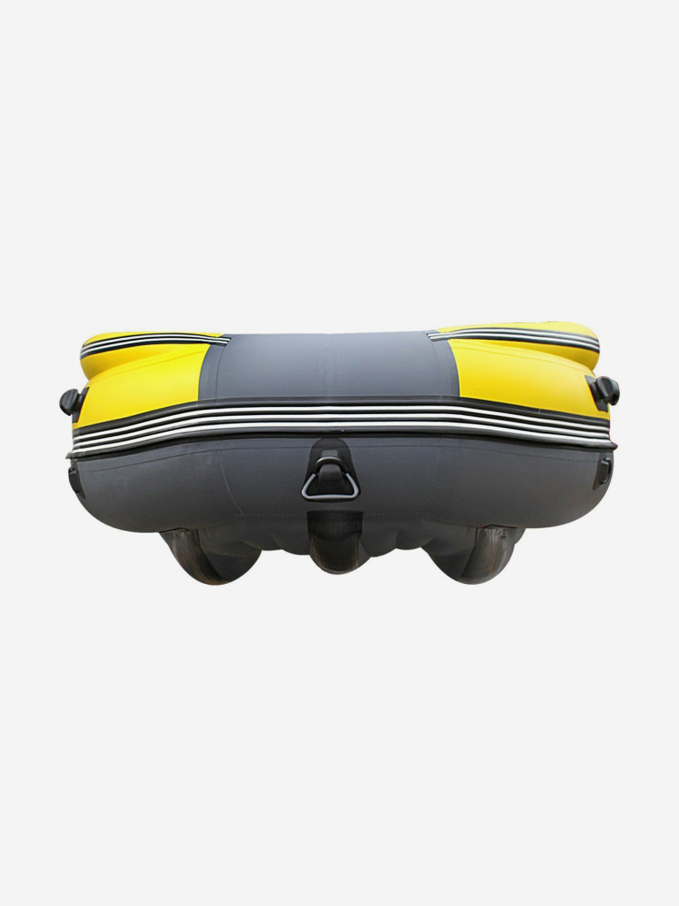 Лодка Reef Skat Triton (Риф Скат Тритон) 390 NDFi с интегрированным фальшбортом, серо-желтая