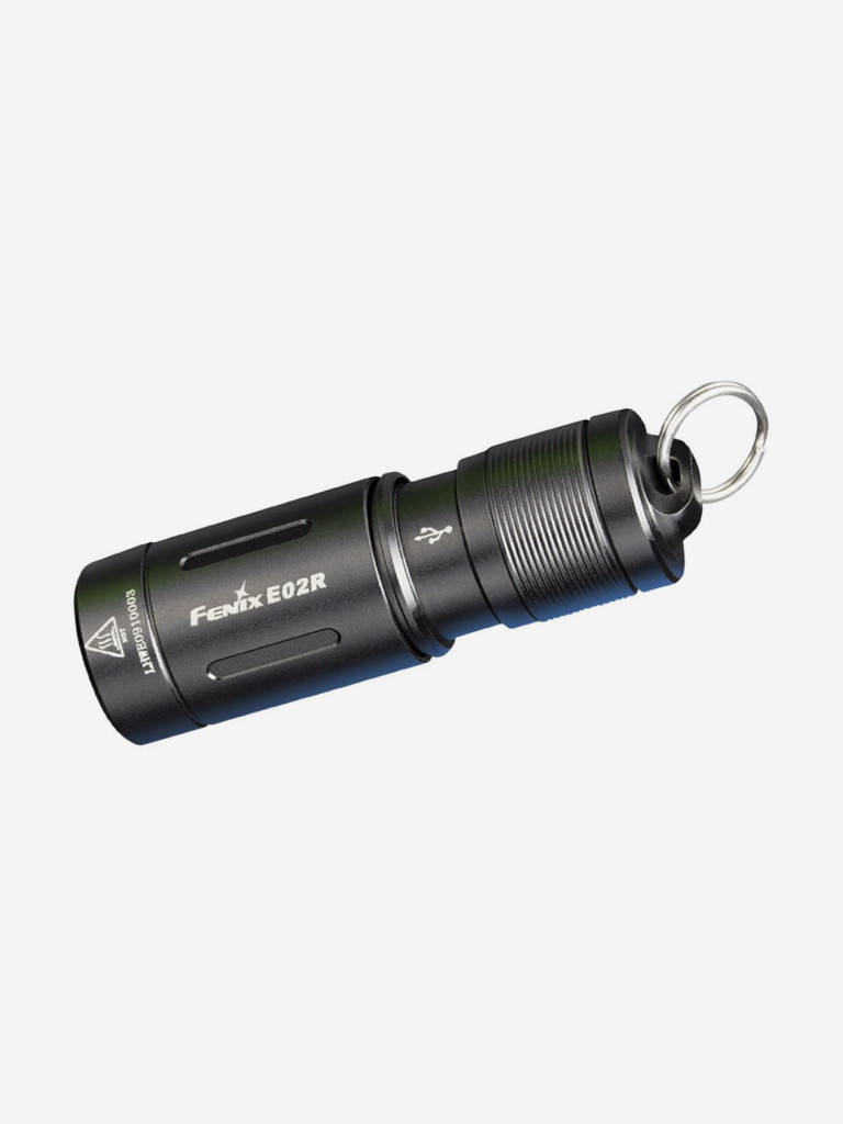 Фонарь Fenix E02R, черный