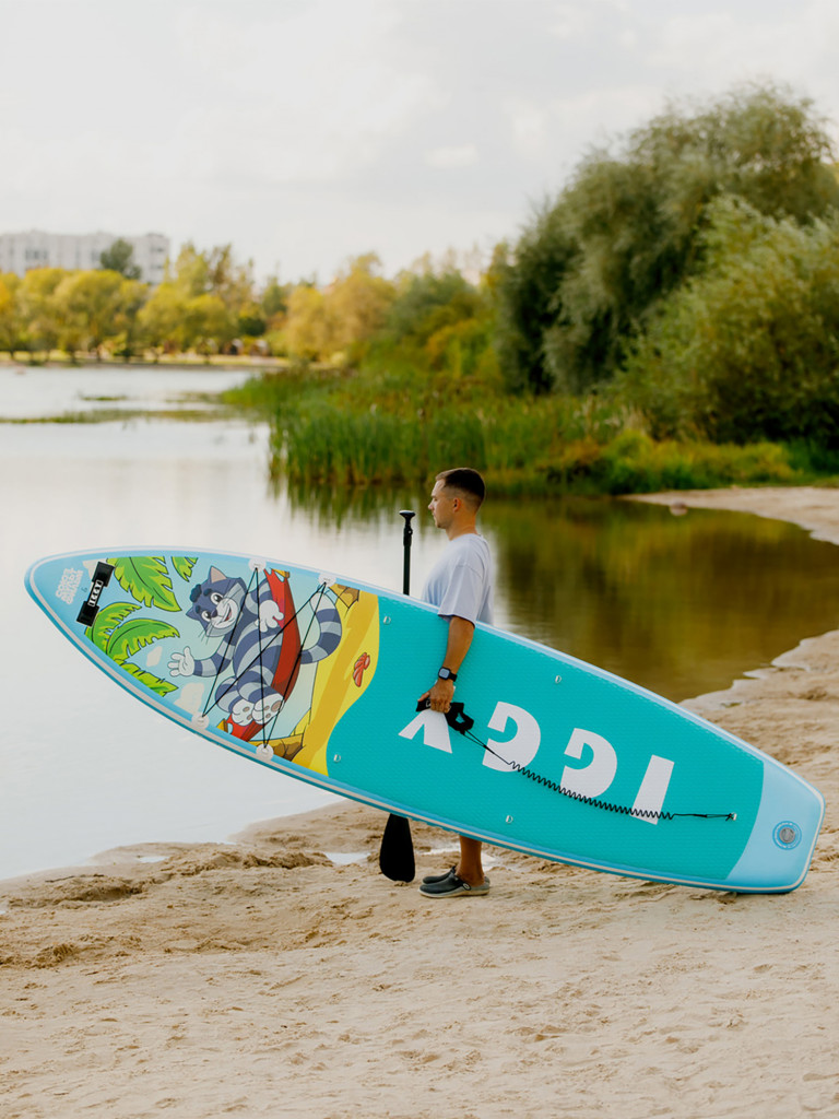 Сапборд/каяк надувной Iggy 11х34х6 Простоквашино, 335x86x15 см