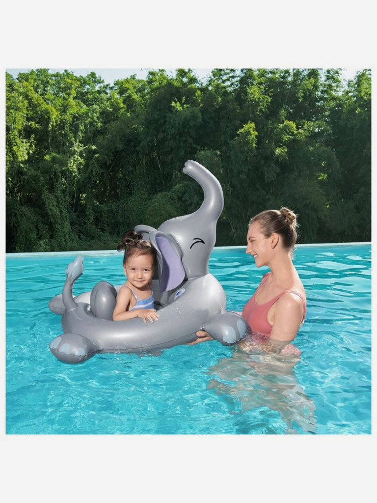 Лодочка надувная Bestway 34152 Funspeakers Elephant Baby Boat (96,5х84см)
