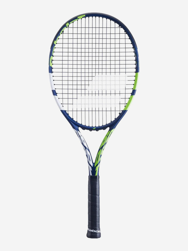Ракетка для большого тенниса Babolat BOOST DRIVE, с натяжкой, синий/белый (148), 1 Белый, Синий, Зеленый цвет — купить за 15900 руб. со скидкой 17 %, отзывы в интернет-магазине Спортмастер