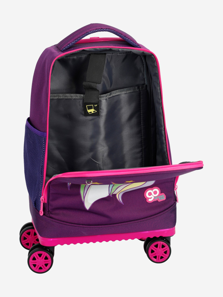 Чемодан детский BEYOND TIME D13 Сказочный единорог фиолетовый