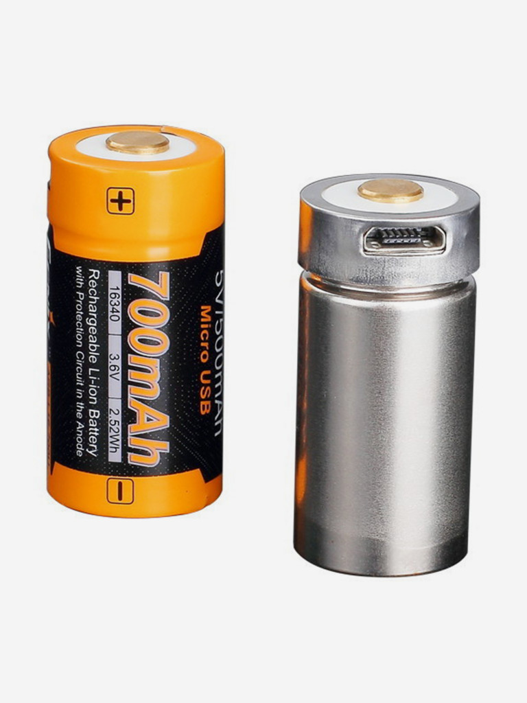 Аккумулятор 16340 Fenix 700 UP mAh Li-ion с разъемом для USB, ARB-L16-700UP