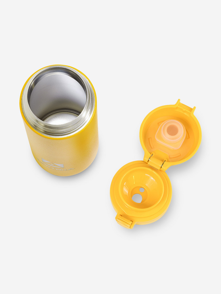 Термос вакуумный облегченный, объем 500 мл., Крышка-поилка с утолщенной силиконовой прокладкой, кнопка с фиксатором для надежной защиты от проливания.