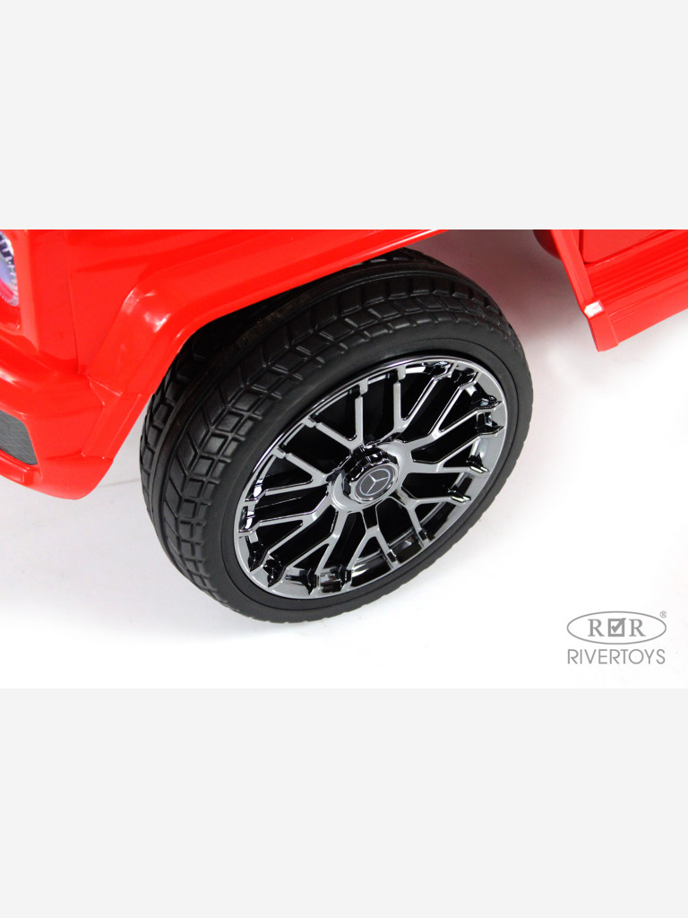 Детский электромобиль RIVERTOYS Mercedes-AMG G63(G222GG) красный