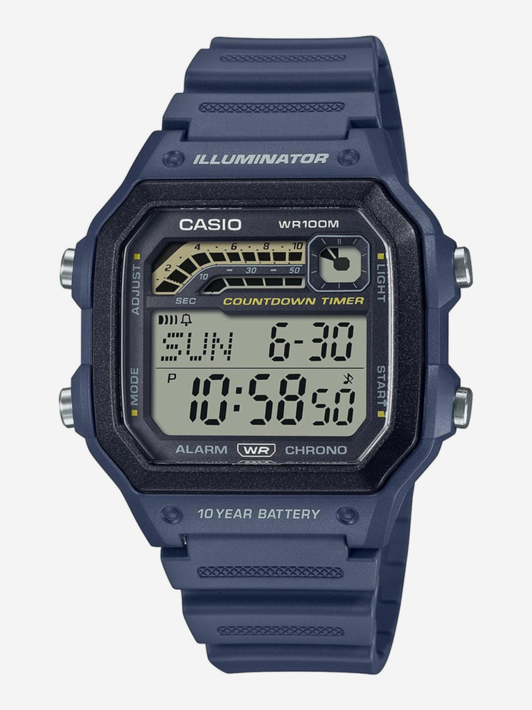 Часы наручные унисекс CASIO sports WS-1600H-2A
