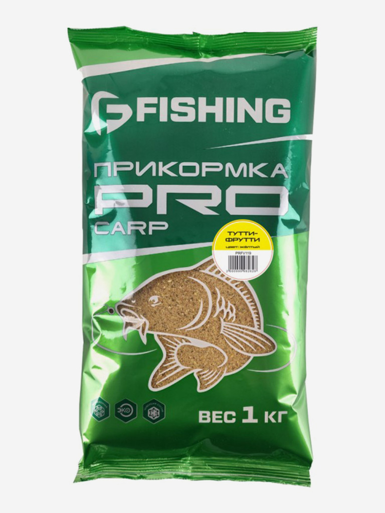 Прикормка для рыбы F-FISHING PRO Carp Тутти-Фрутти 1кг