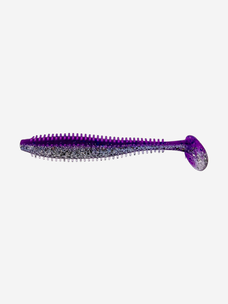 Мягкая приманка Helios Shaggy, 3,35'' / 8,5 см, Silver Sparkles & Fio, 30 шт (HS-16-036-N-30)