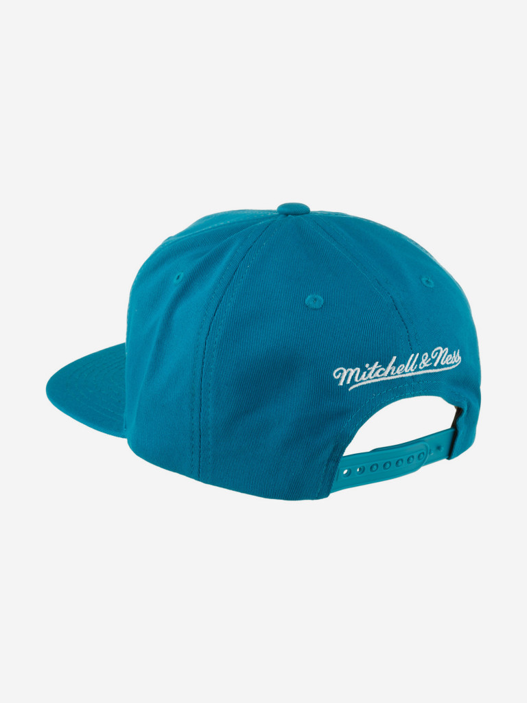 Бейсболка с прямым козырьком MITCHELL NESS 6HSSSH21229-CHOTEAL Charlotte Hornets NBA (зеленый)