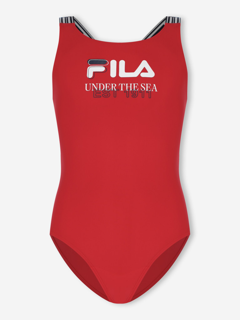 Купальник слитный для девочек FILA