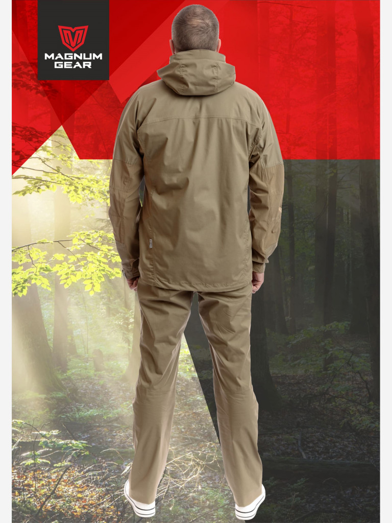 Костюм для рыбалки мужской MAGNUM GEAR ATLAS песок