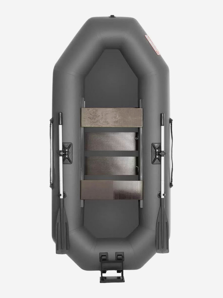 Лодка надувная для рыбалки Тонар Шкипер 260нт серый