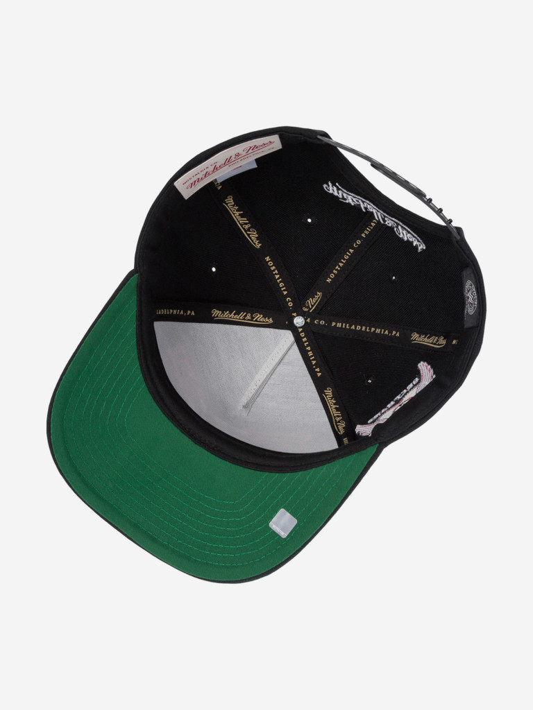 Бейсболка MITCHELL NESS HP13258-TTTBLCK Bret Hart Statement Pro WWE (черный)