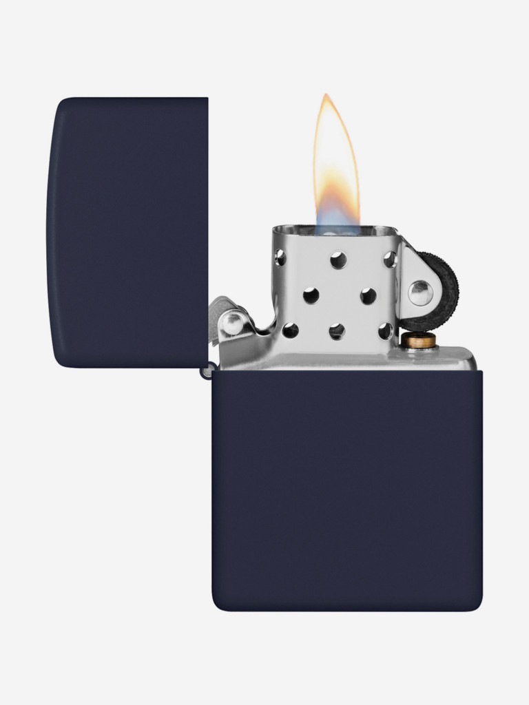 Зажигалка Zippo 239 Classic Navy Matte, синяя матовая