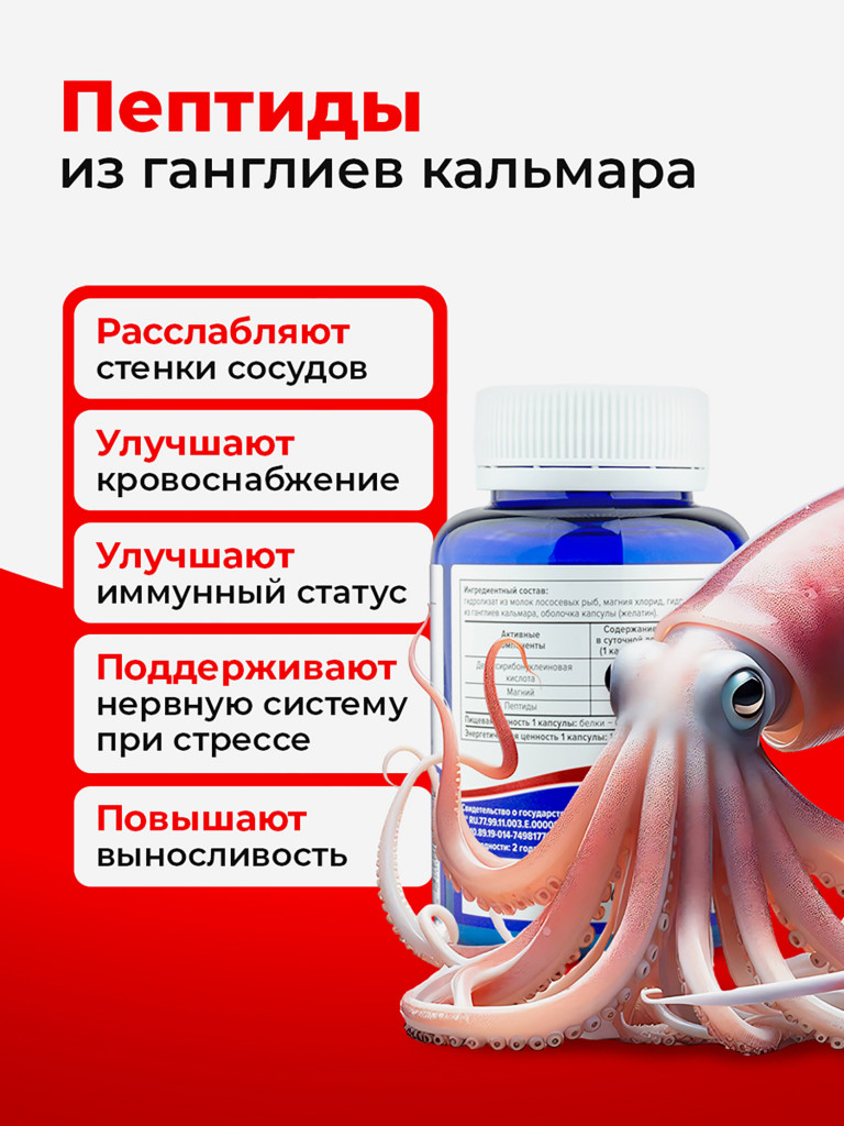Кардиозащита, для сердца и сосудов, поддержки нервной системы - 30 капсул, Доктор Море