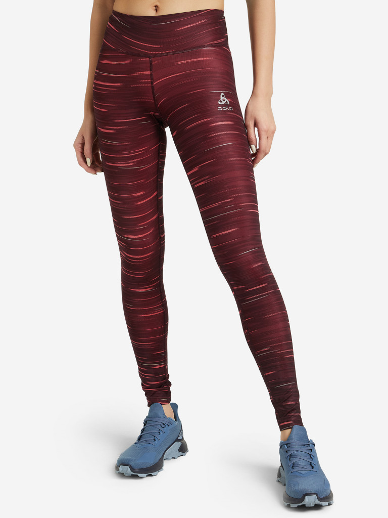 Легинсы женские Odlo Zeroweight Print Reflective