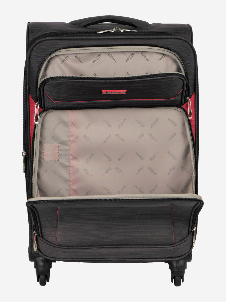 Чемодан средний-POLAR-R1801-24-BLACK
