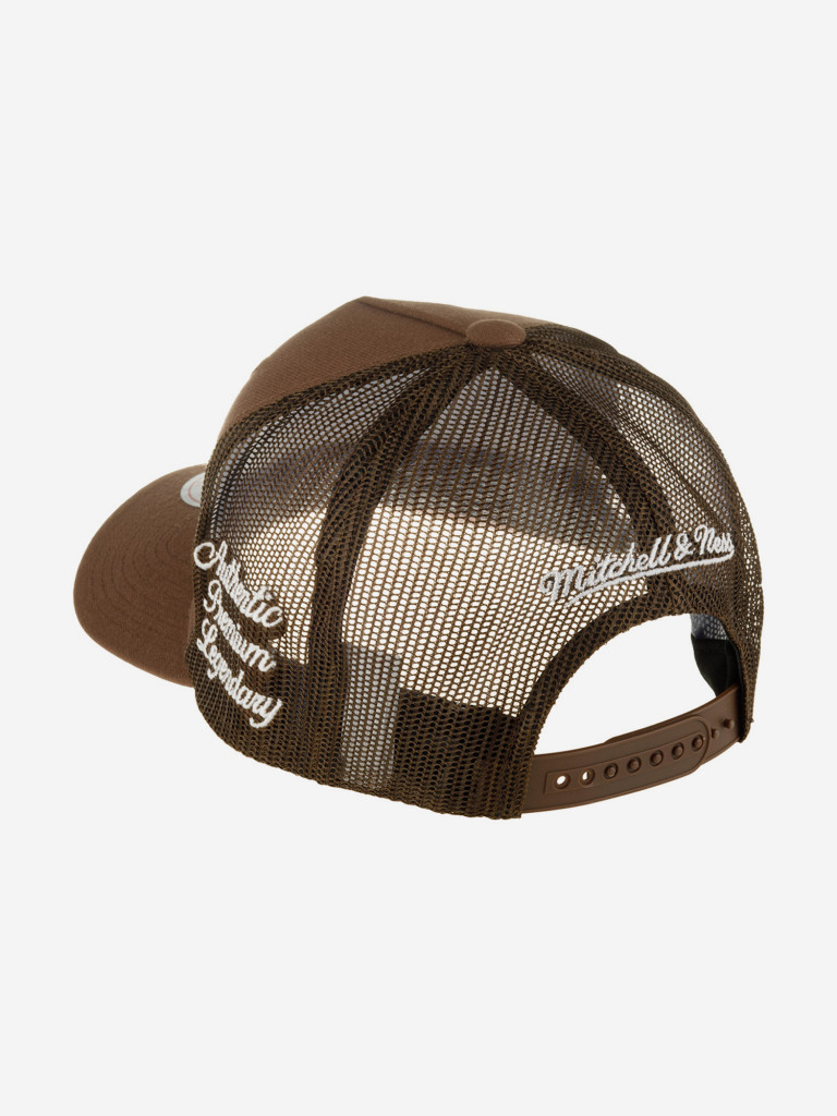 Бейсболка с сеточкой MITCHELL NESS HHSS6833-MNNYYPPPBROW (коричневый)