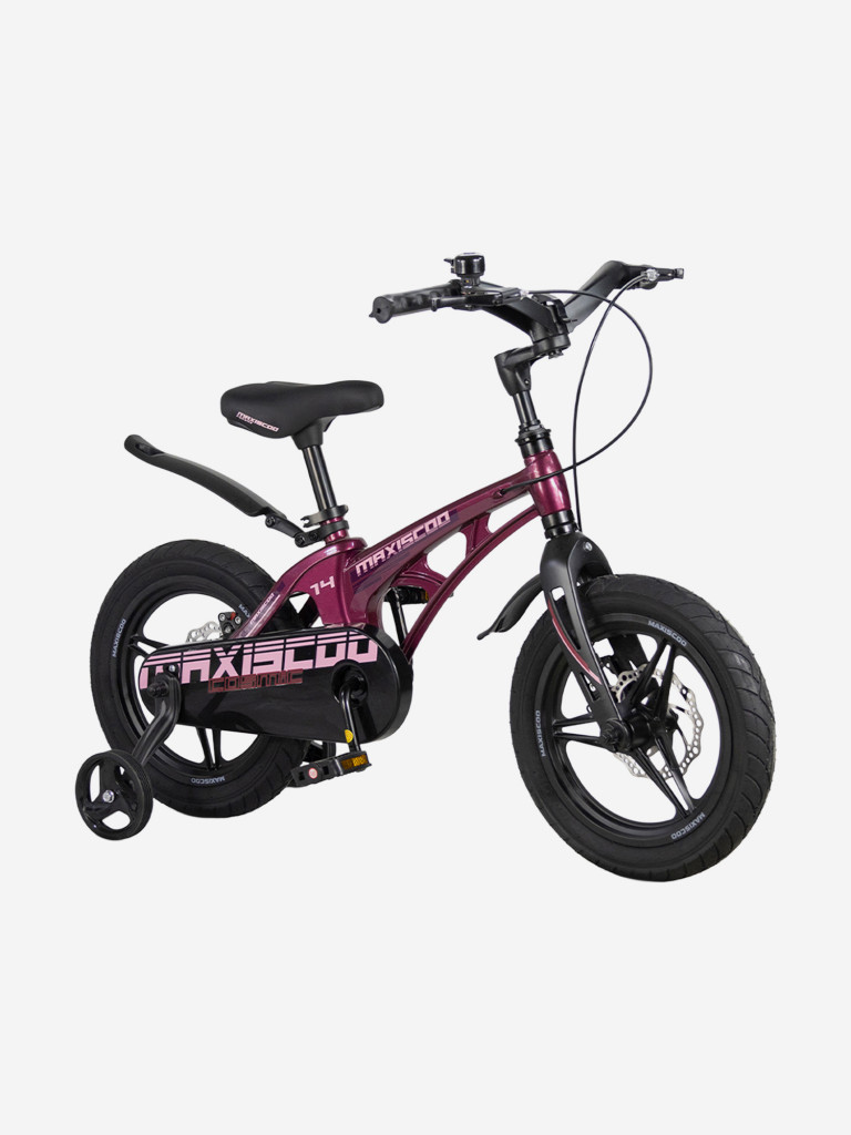 Велосипед детский Maxiscoo COSMIC Deluxe Plus 14'' розовый глянцевый, 2026