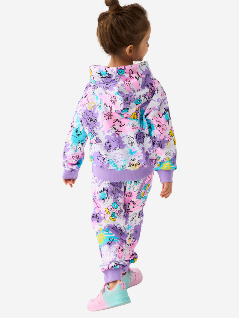 Комплект для девочек: худи, брюки PlayToday