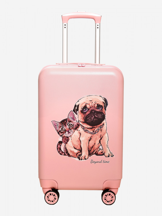 Чемодан детский BEYOND TIME G215 Лучшие друзья розовый