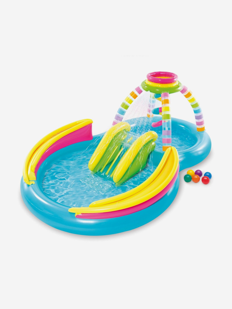 Игровой центр Intex 56137NP Радужная воронка, 2+ (295х191х109см)
