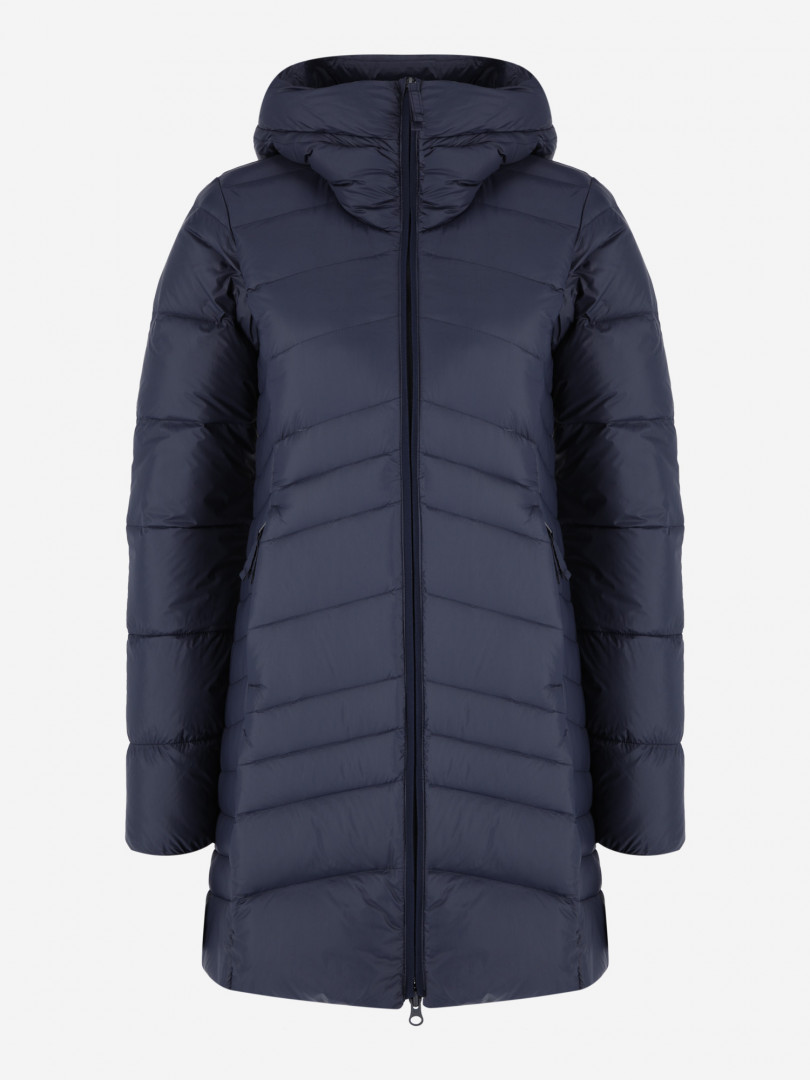 фото Куртка пуховая женская columbia autumn park down mid jacket, синий