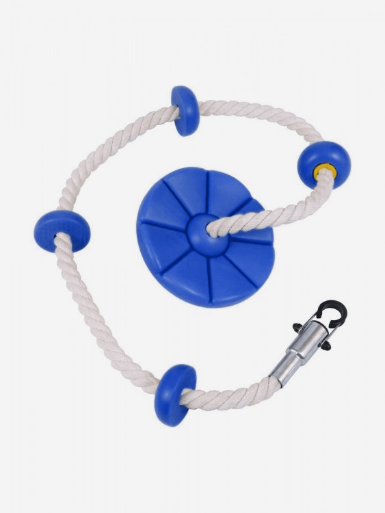 Канат с упорами и тарзанкой WestSport Синий