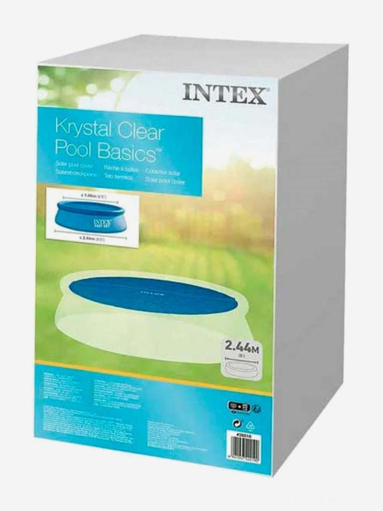 Согревающее солнечное покрывало для бассейнов Intex 28010 (244см) (d206см)