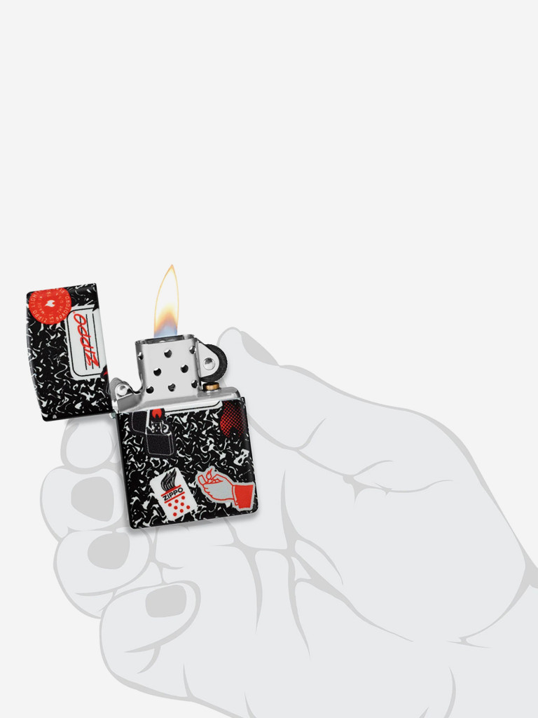 Зажигалка бензиновая ветроустойчивая Zippo Notebook Design 540 Matte