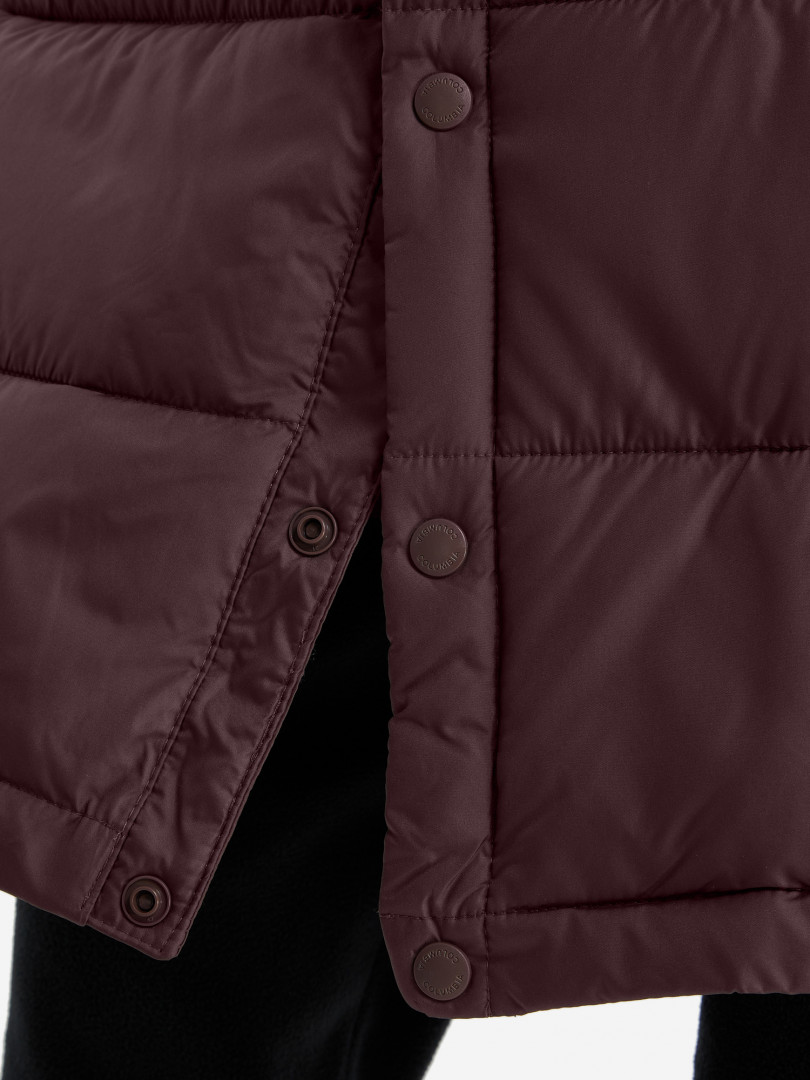 фото Пальто утепленное женское columbia pike lake ii long jacket, коричневый