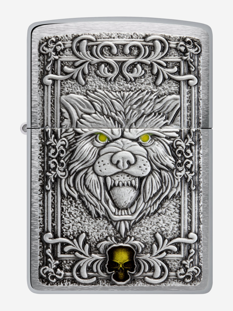 Зажигалка бензиновая ZIPPO 48690 Wolf Emblem