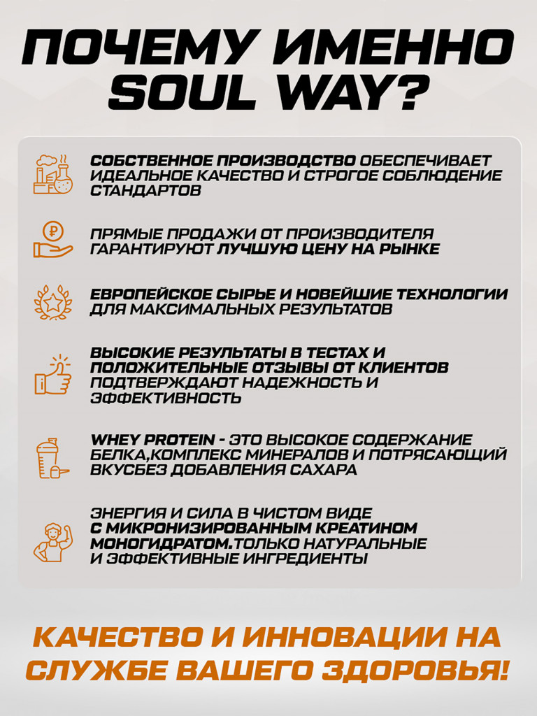 Комбо набор Протеин сывороточный Ваниль 900 гр 30 порций + Креатин моногидрат без вкуса 200 гр 40 порций