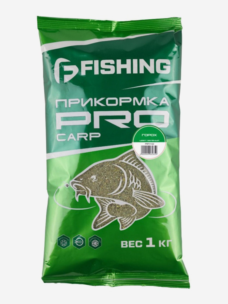 Прикормка для рыбы F-FISHING PRO Carp Горох 1кг