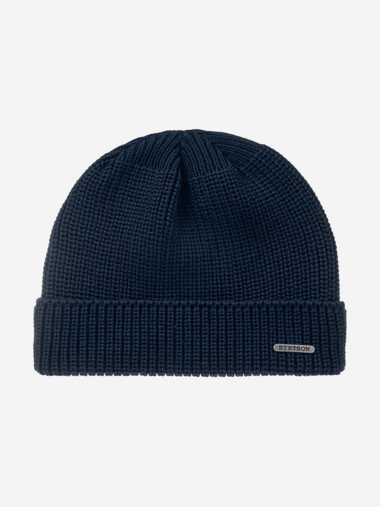Шапка с отворотом STETSON 8599345 BEANIE MERINO