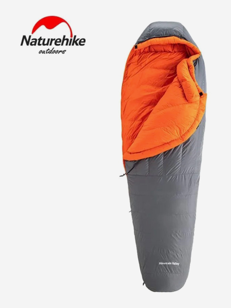 Мешок спальный Naturehike 2019 ULG, 210х80 см, (правый) (ТК: -15C), серый