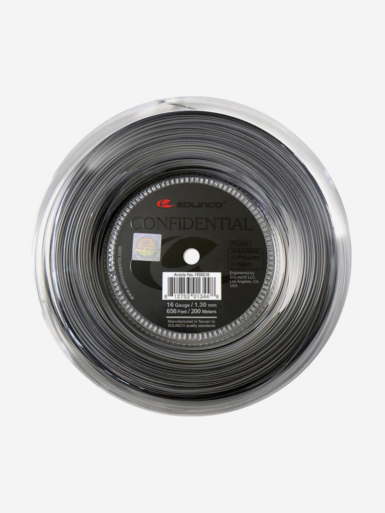 Струна для теннисной ракетки Solinco Confidential 1.30(200m)