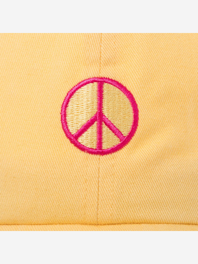 Бейсболка AMERICAN NEEDLE SMU674A-PEAC Peace Micro Slouch (желтый)