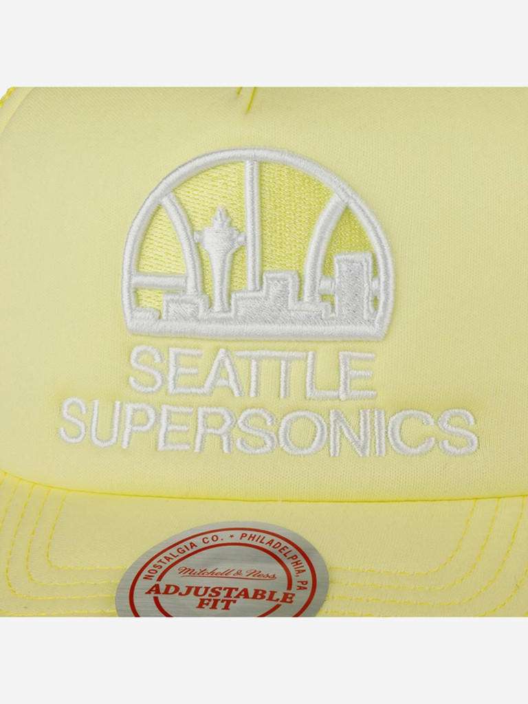 Бейсболка с сеточкой MITCHELL NESS 5HSSLD21130-SSUYELL Seattle Supersonics NBA