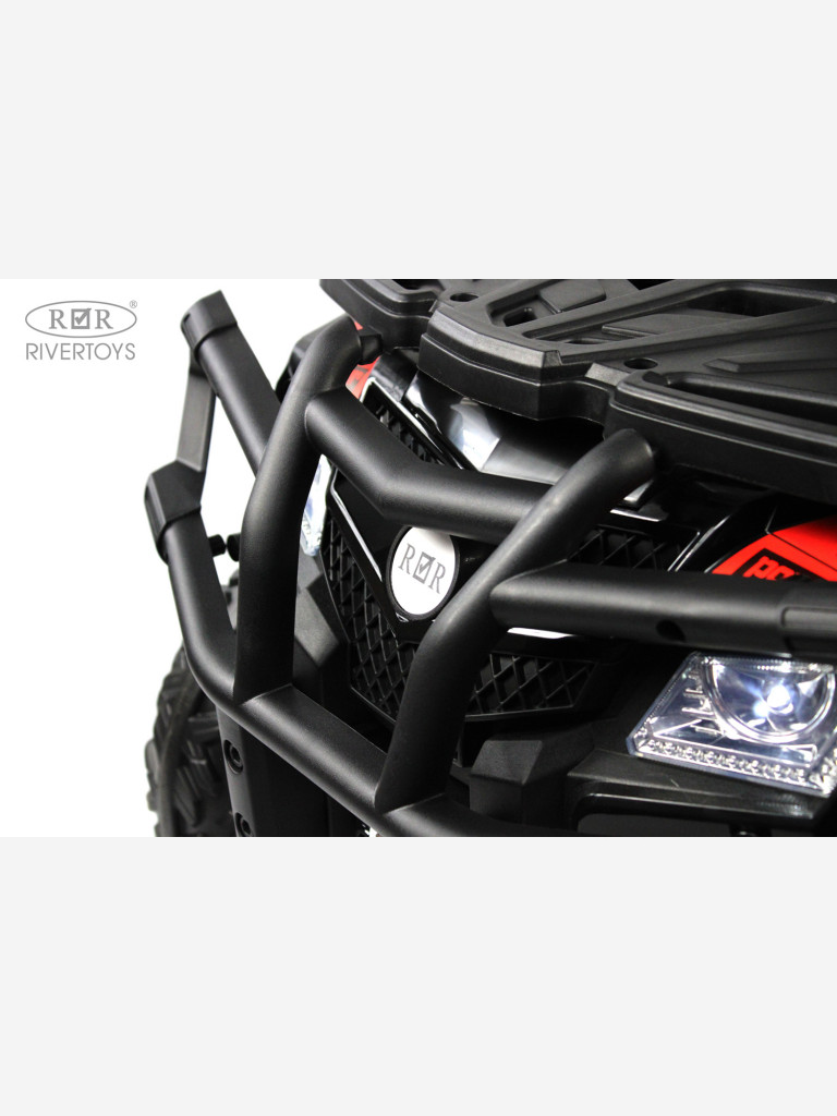 Детский электроквадроцикл RIVERTOYS T001TT 4WD черный